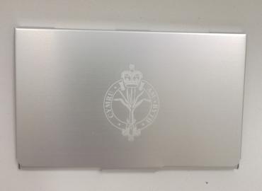 Business Card Holder with Crest